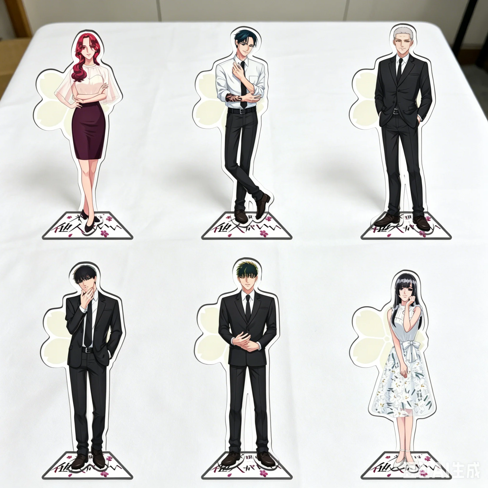 

15CM anime Yakuza Fiancé: Raise wa Tanin ga Ii Acrylic Figure Stand Model Plate Desktop Ornament Gifts For Friends Keychains