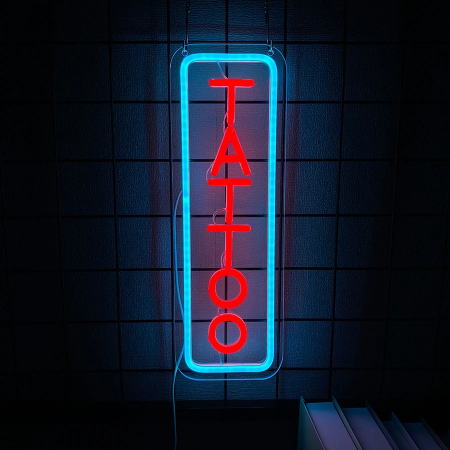 

Tattoo Led Neon Sign, Acrylic Letter Lamp, Usb Power Supply Switch, Used For Tattoo Studios, Shops Decor, Tattoo Lovers Gifts.