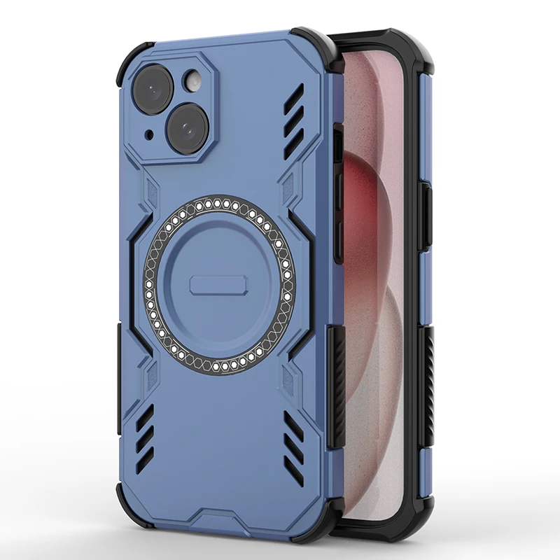 

Magnetic Wireless Charge Case for iPhone 15 Pro Max Heat Dissipation Shockproof Phone Cover For iPhone 14 Plus 13 11 Funda Capa