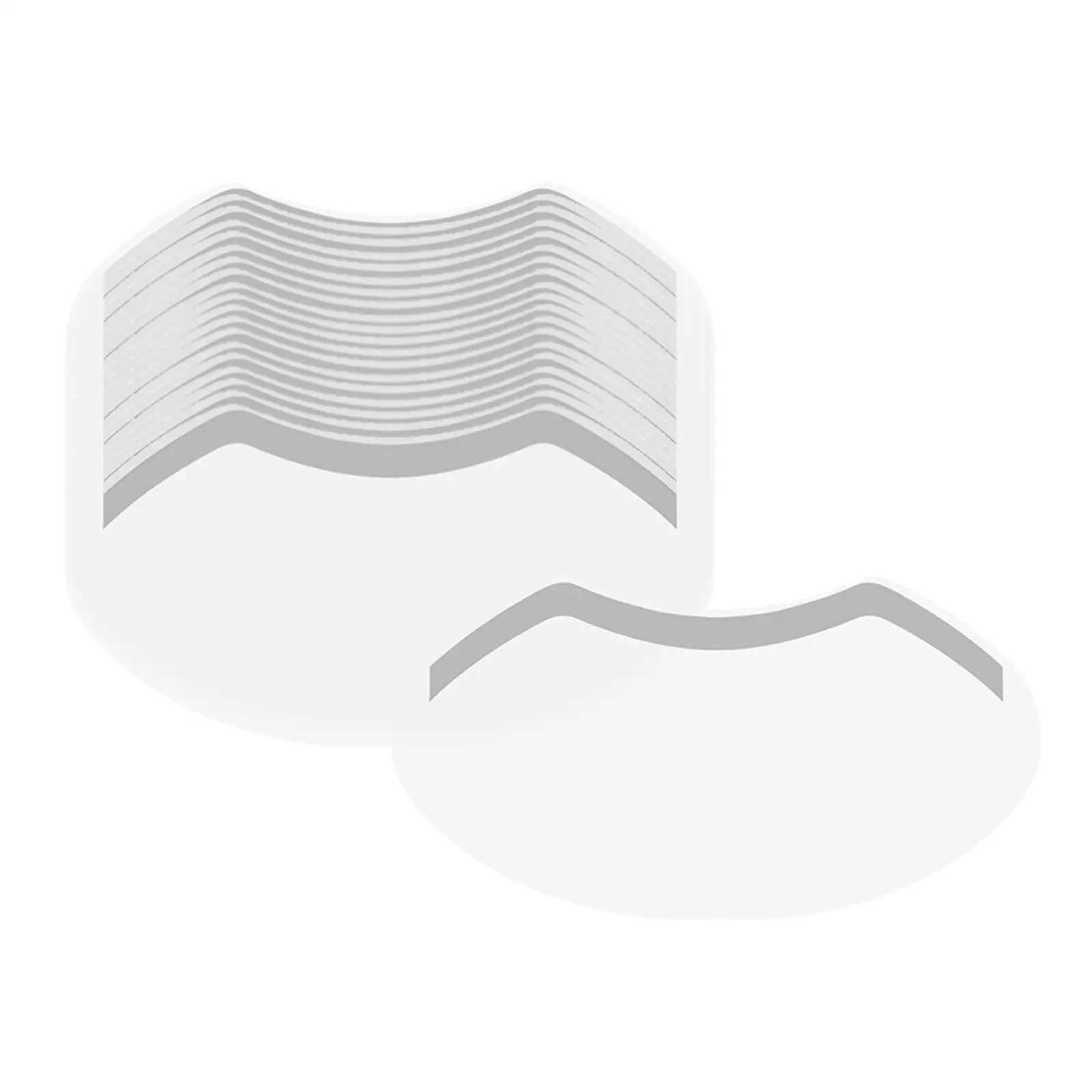 Adesivo protetor facial para testa 3x20 unidades descartável para quarto de salão de cabeleireiro estilista