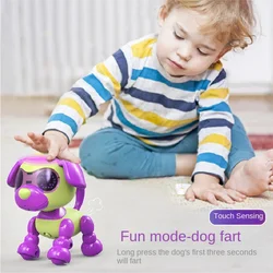 Radish Dog Intelligent Machine Children Pet  Induction Touch Electric the Toy Electronic New