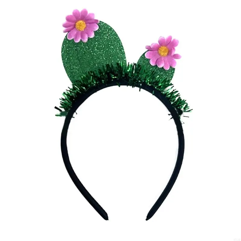 

HX6F Cactus Tinsel Callper Headseds Mardi Gras выпускной головной убор для празднования вечеринок Carnivals Celebration