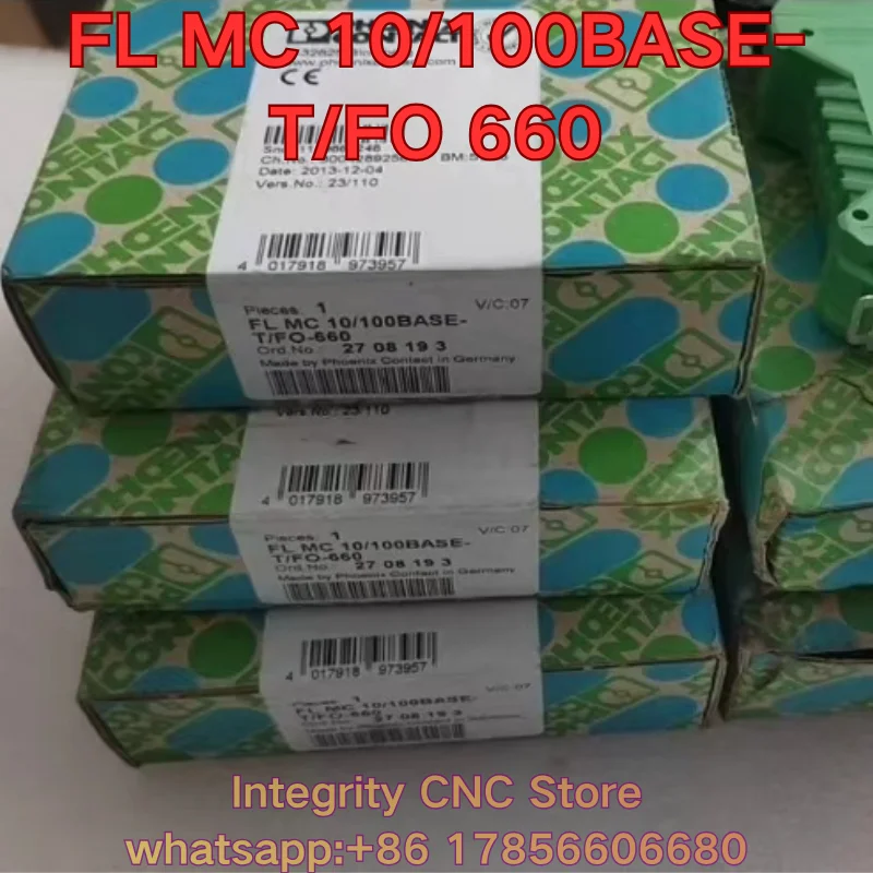 New FL MC 10/100BASE-T/FO 660 PLC module 2708193