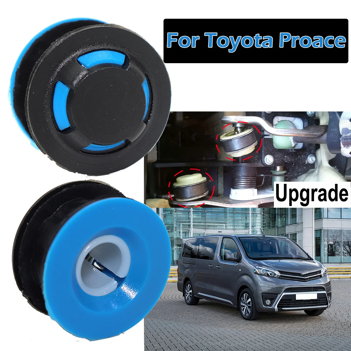 

Комплект из 2-х втулок для троса переключения передач механической коробки передач, запчасть для Toyota Proace 2013-2016, Citroen Berlingo B9