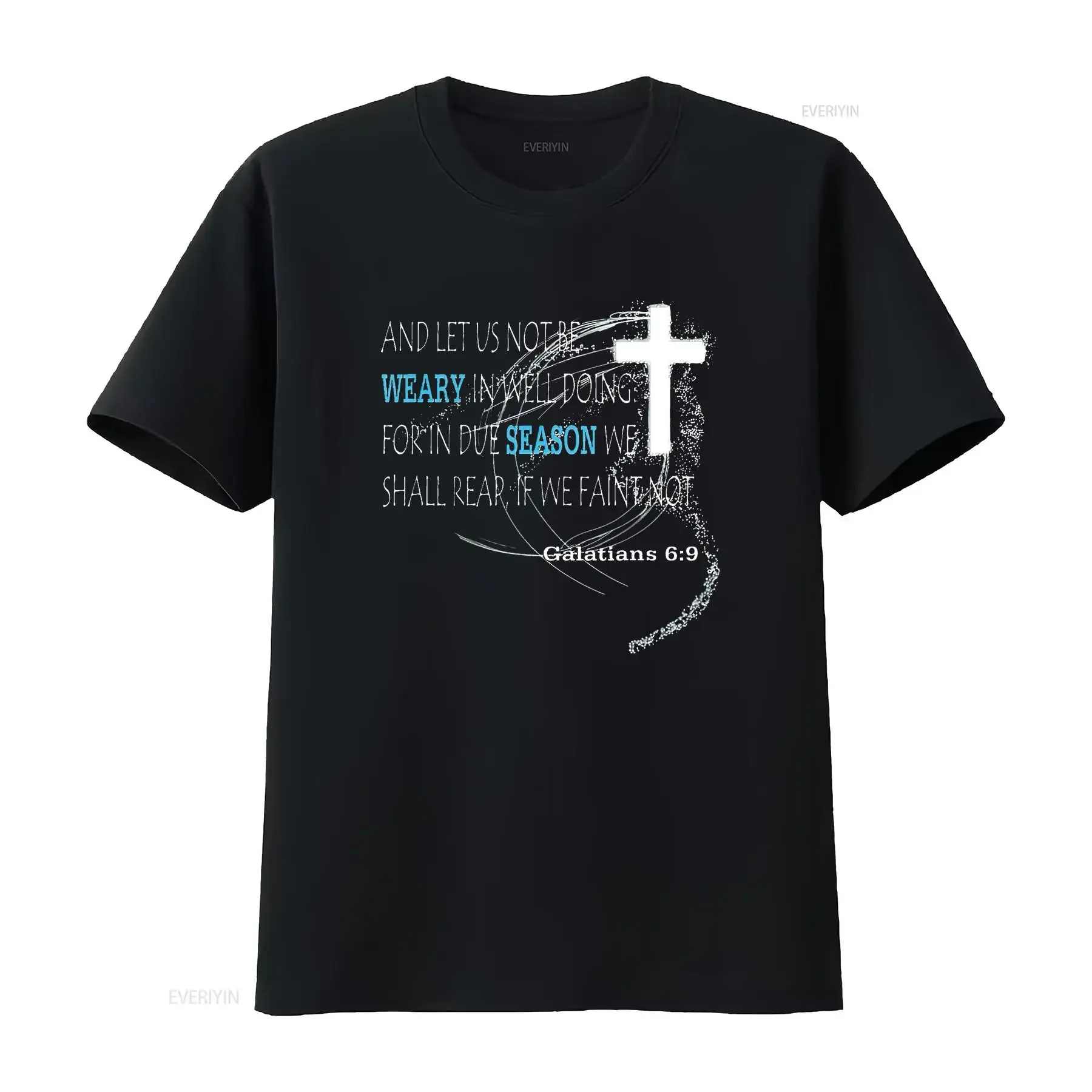 Womens Galatians 6 9 T Shirt Black 2XL vintage Washed Unisex Slightly Stretched Comfortable Top For Everyday Wear Stylish