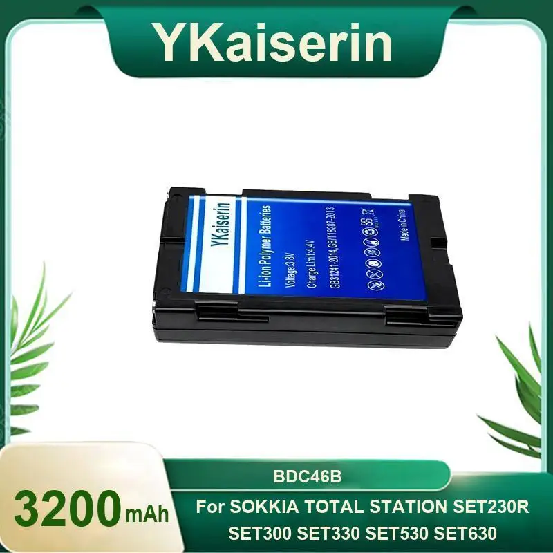 

Аккумулятор тахеометра BDC46B 3200 мАч для Sokkia SET230R SET300 SET330 SET530 SET630