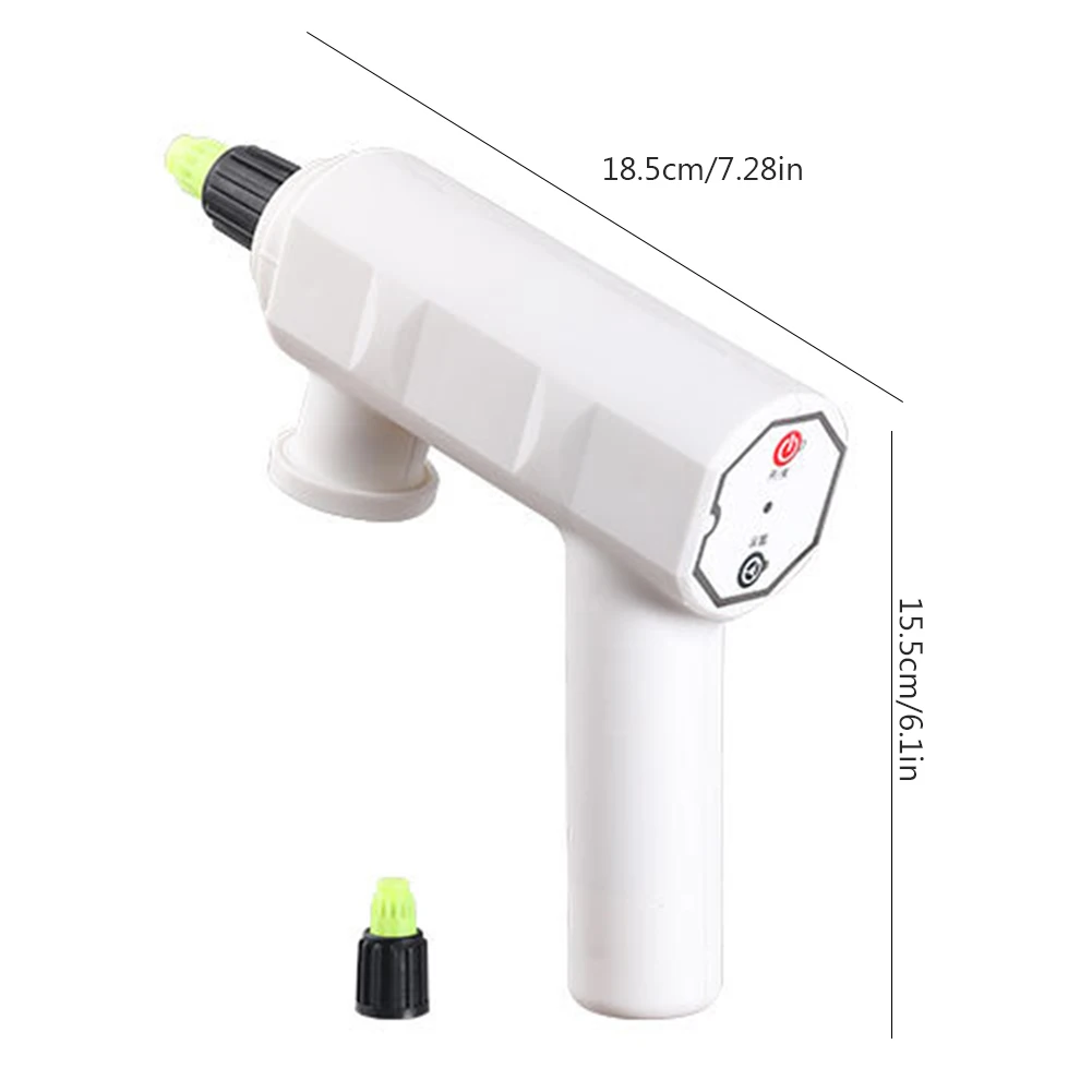 

Насадка для разбрызгивания шланга, бытовая ручная портативная электрическая насадка для полива сада, высокое давление, зарядка через USB, вода, цветы, деревья