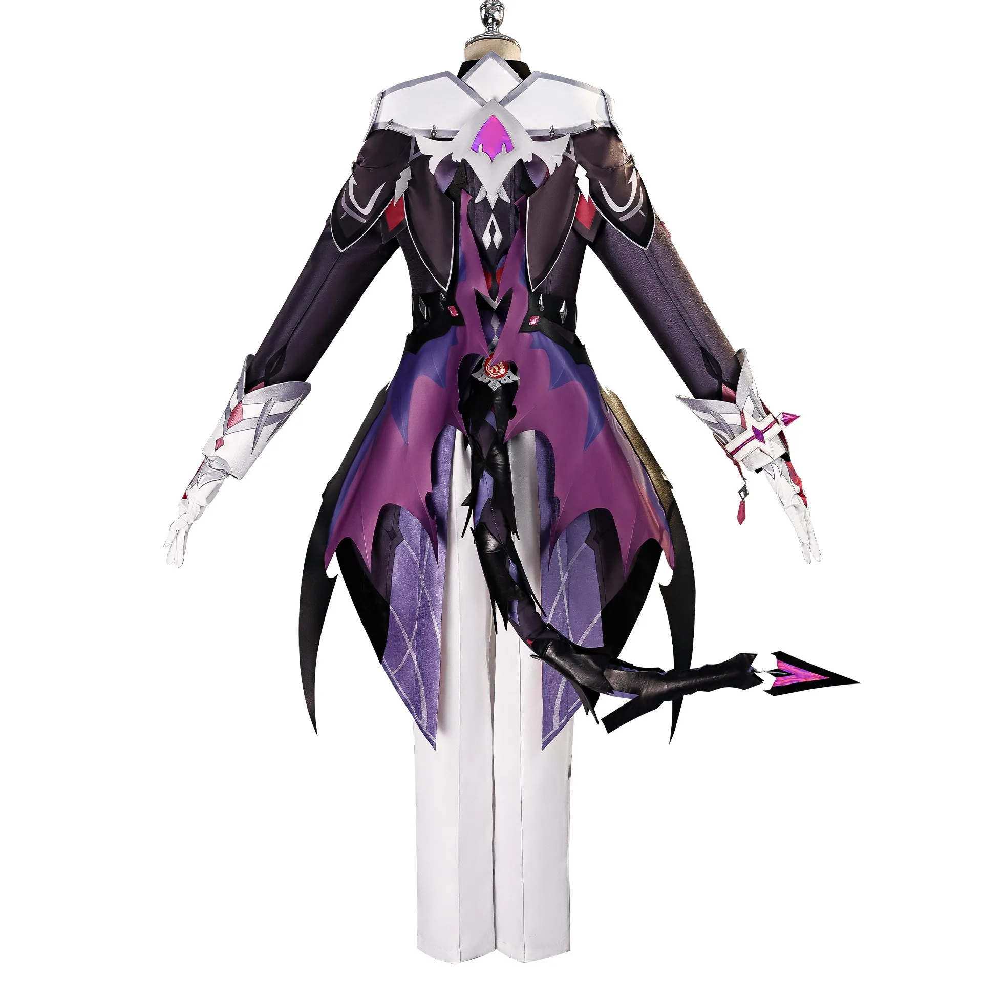 Game Genshin Impact Durin Cosplay Costume Full Set Uniform Outfit Durin Cosplay Clothes Wig Shoes Boots Tail Wings Props Party view 2