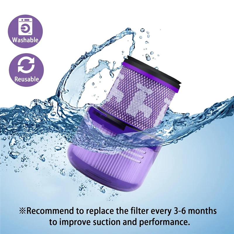 Filtro de aspiradora A76G para piezas de recambio de aspiradora Dyson V11