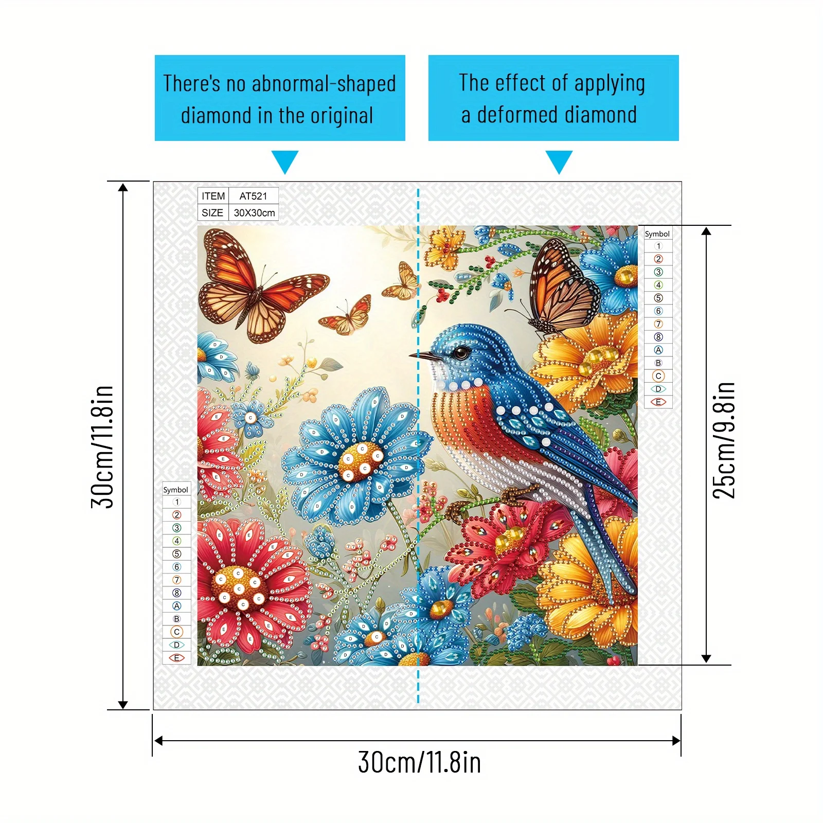 DIY الزهور والطيور 5D شكل خاص الماس الفن أطقم للمبتدئين ، الماس الفن اللوحة مجموعات للمنزل جدار الديكور هدية