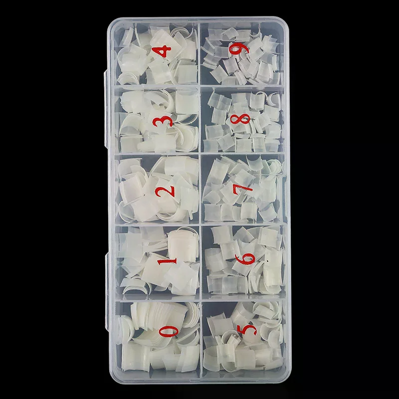 500 قطعة أظافر صناعية طبيعية نصائح أداة لصالون الأظافر توريد تو الأظافر واضح الاكريليك مانيكير أظافر صناعية نصائح لأصابع القدم #5