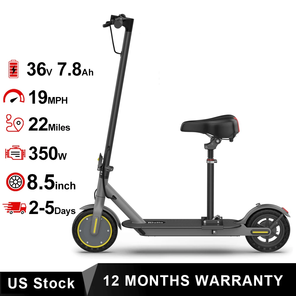 Electric Scooter with Seat- 8.5