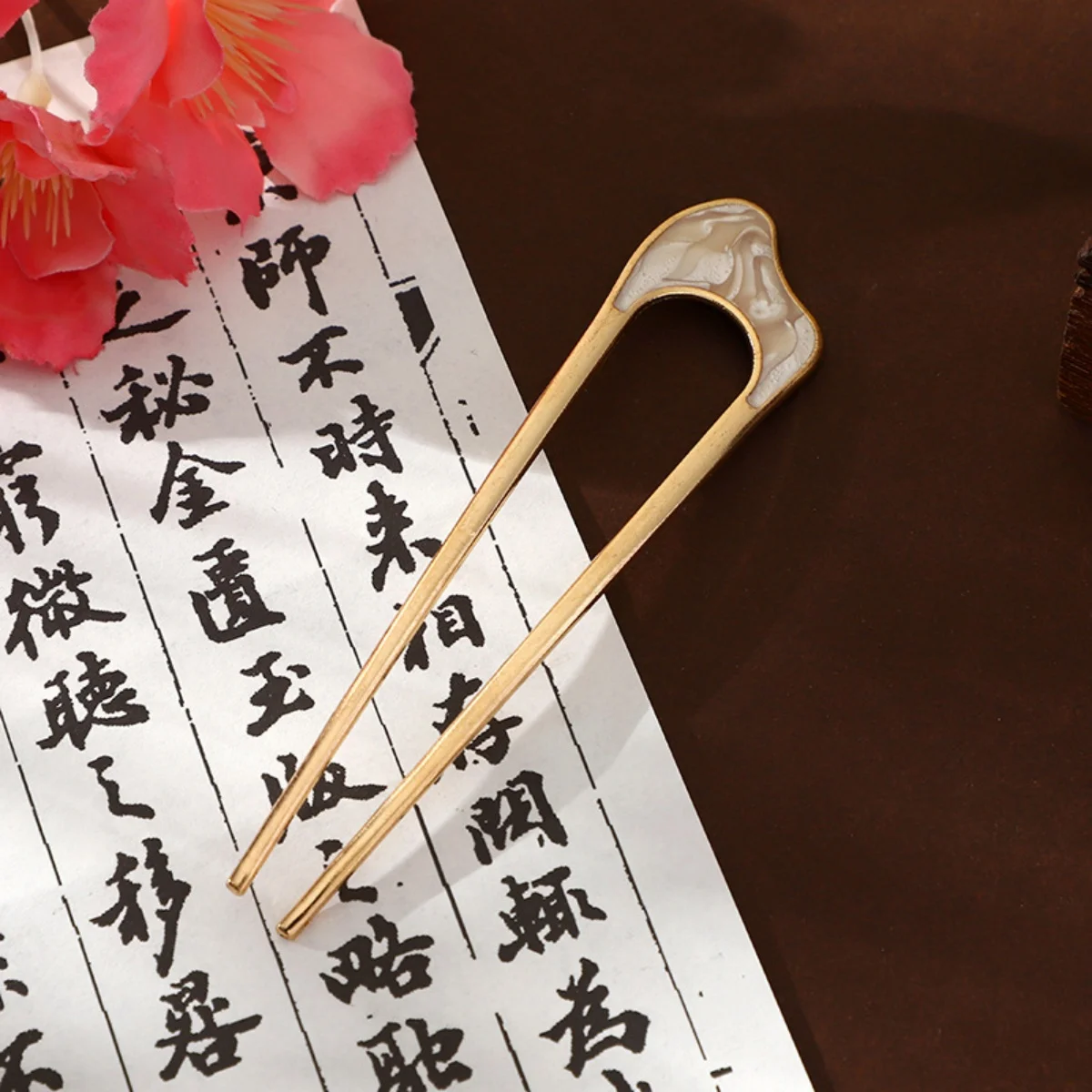 New Simple Fork Metal Hairpin U-shaped Alloy Hair Ornament Hair Accessories for Girls - Image 5