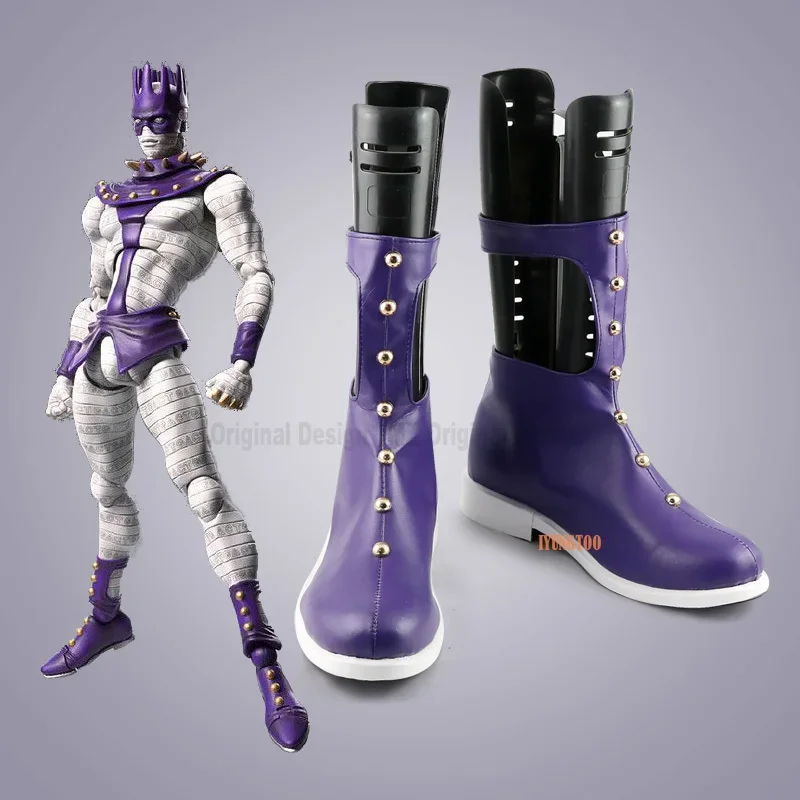 JJoJo's BBizarree Adventure Stone Ocean White Snake Enrico Pucci Characters Anime Costume Prop Cosplay Shoes Boots