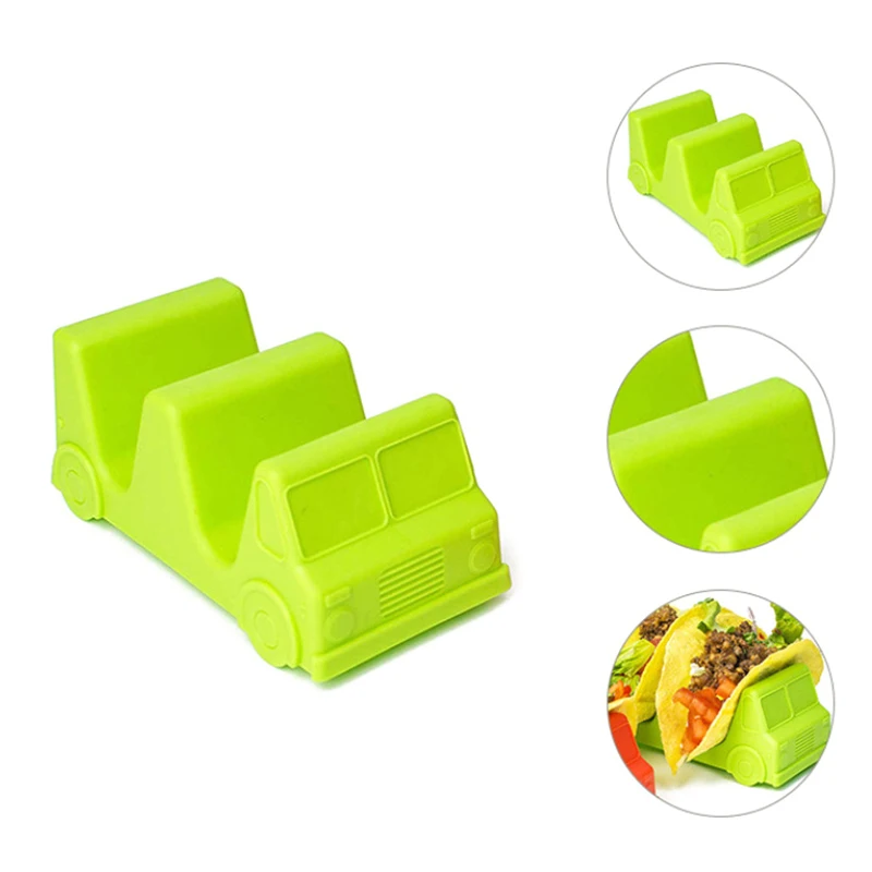 Estante para panqueques mexicanos, estante para rollos de panqueques de maíz, estante para panqueques en forma de coche, soporte de exhibición creativo para panqueques, contenedor de alimentos, herramienta de cocina