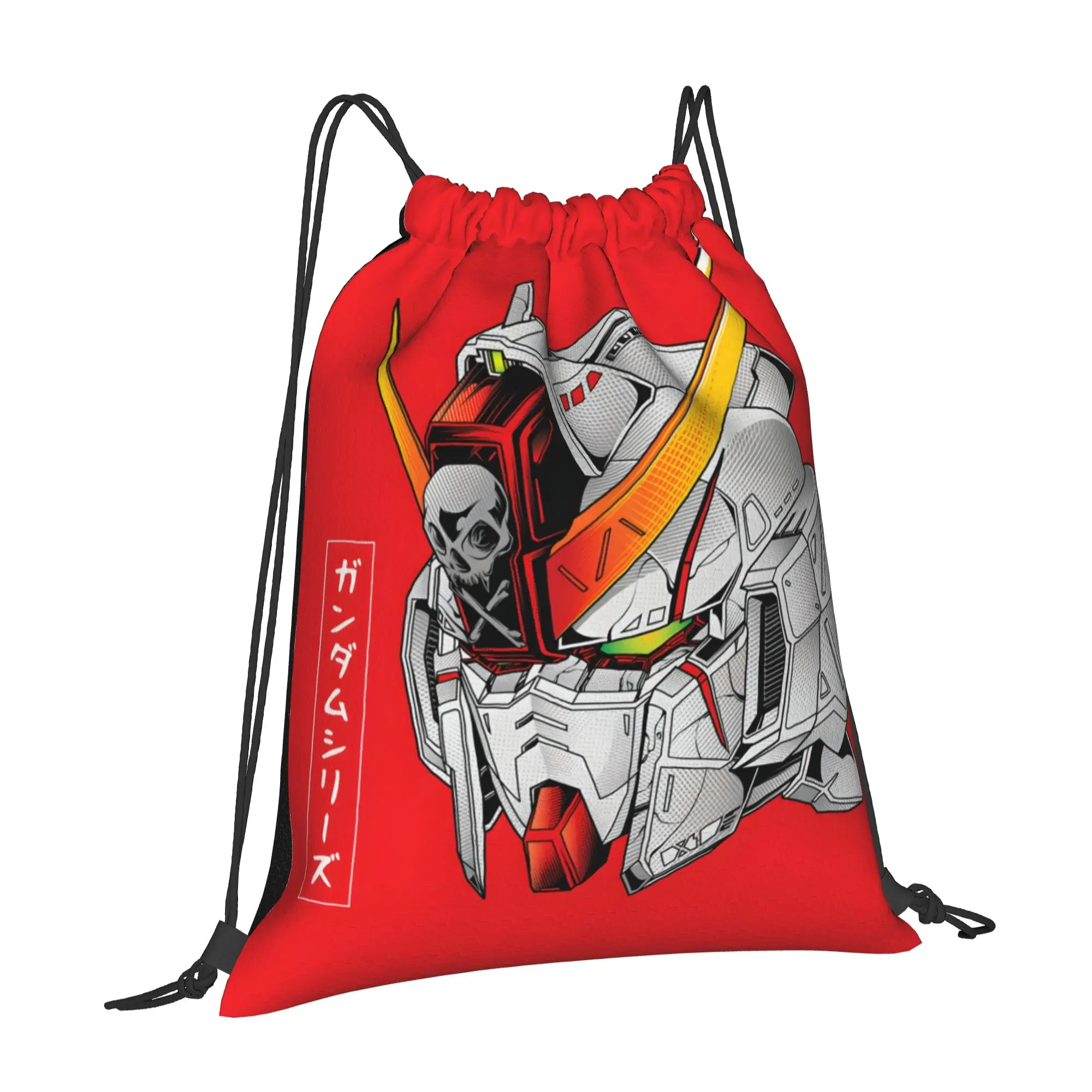 1 pc GUNDAM  Portable Sports Drawstring Bags Storage Backpacks