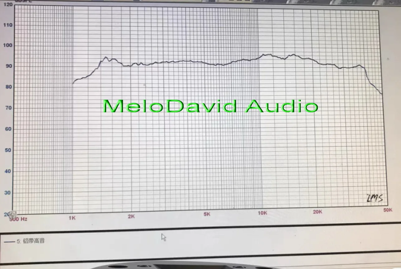 Paarweise 2 Stück MeloDavid RB110NEO Echtaluminium-Bändchenhochtöner mit Neodym 110mm Frontplatte – Detail 2
