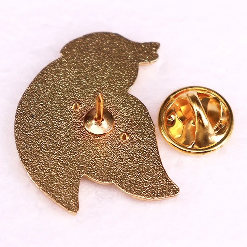 Owl Art Eclipse Bird Enamel Pin Brooch Badge Jewelry Backpack Decorate Collectibles