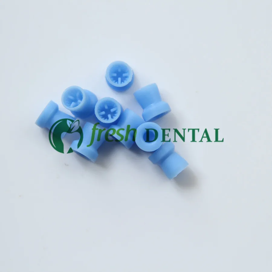 1000PCS Blue Snap-On Dental Polishing Cup Soft Prophy Rubber TPE Prophylaxis Cup for Dentist PC320