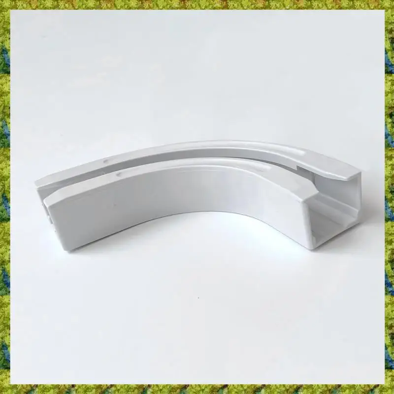 UISN 90 °   Connecteur incurvé, peut être flexible et courbé sur rail de rideau monté au plafond, adapté aux rails de rideaux de plafond