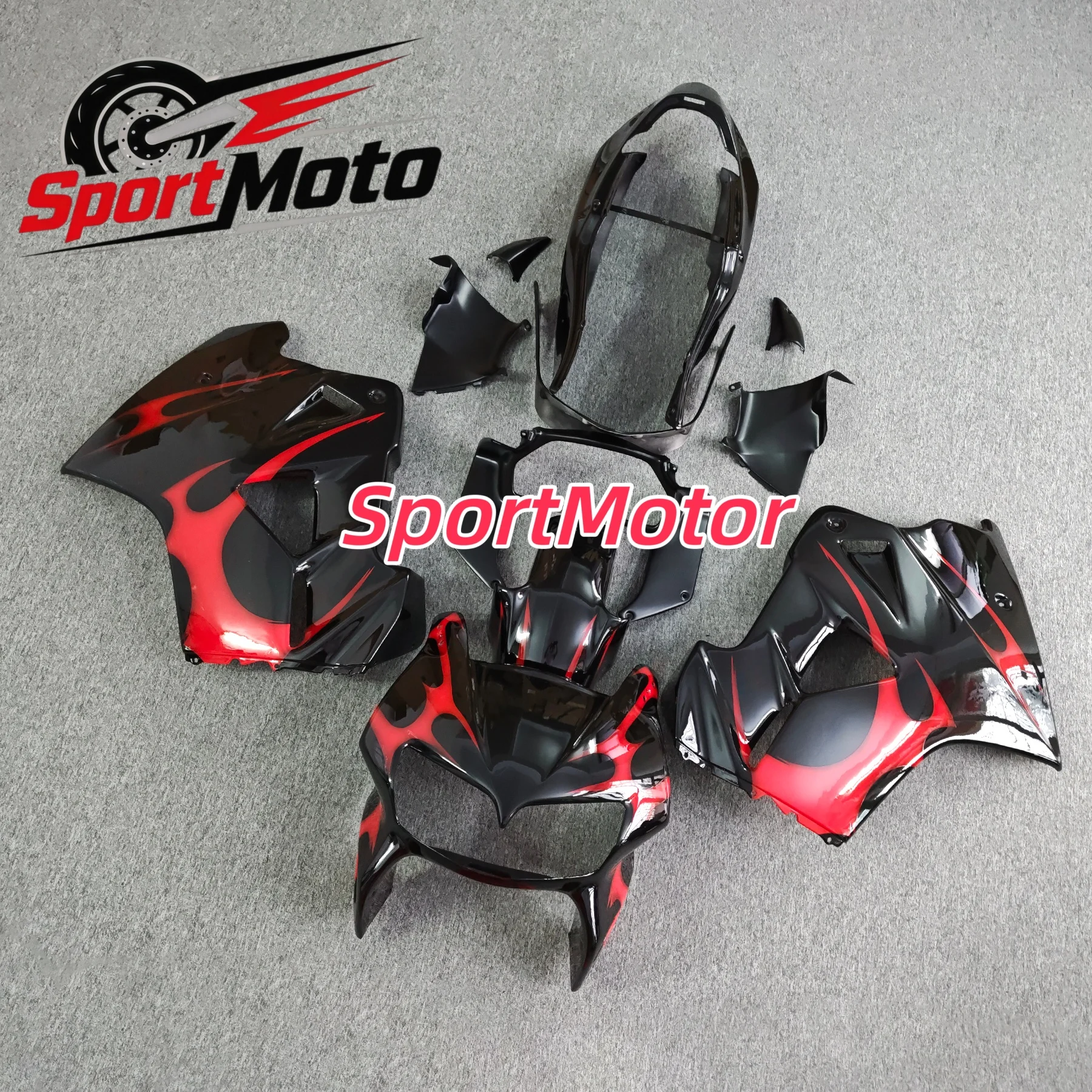 Brand New Motorcycle Fairings Kit for HONDA VFR800R 2002 2003 2004 2005 2006 FOR VFR 07 08 09 10 11 12 ABS Red White Bodywork Se