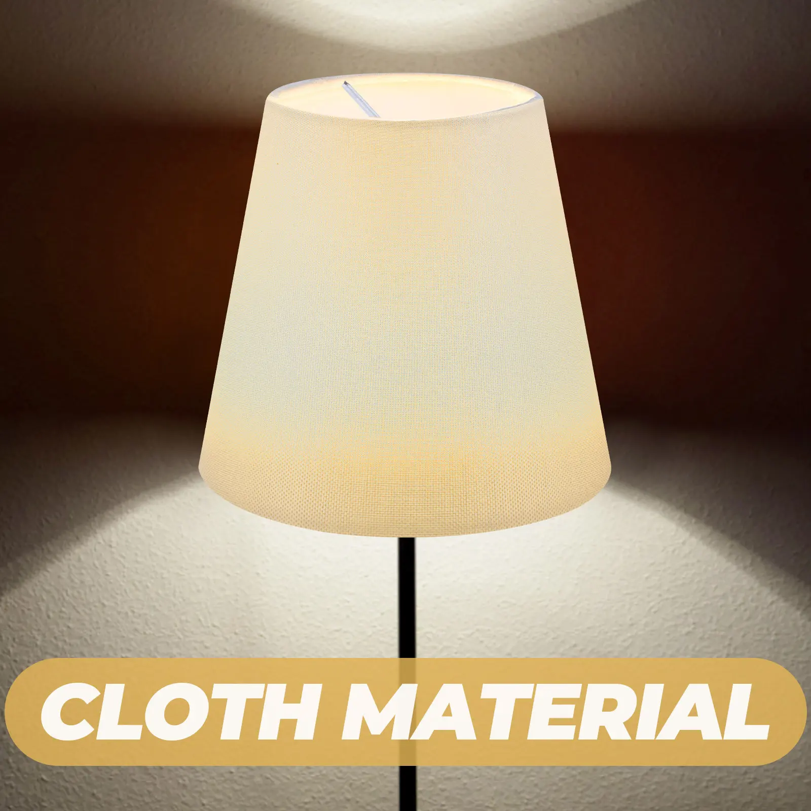 Cloth Lampshade Handmade Premium Fabric Lamp Cover for Bedroom Living Room Decorative Lamp Accessories Cloth Lampshade