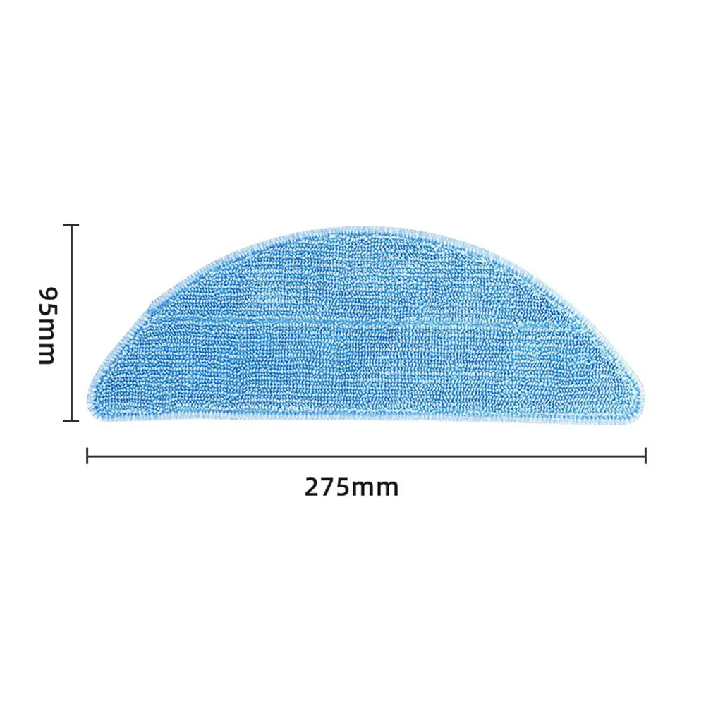 Mop Rag Cloth for Robot Vacuum Cleaner Parts Fit for Conga Max and For XTreme Models 8pcs Pack for Regular Floor Care