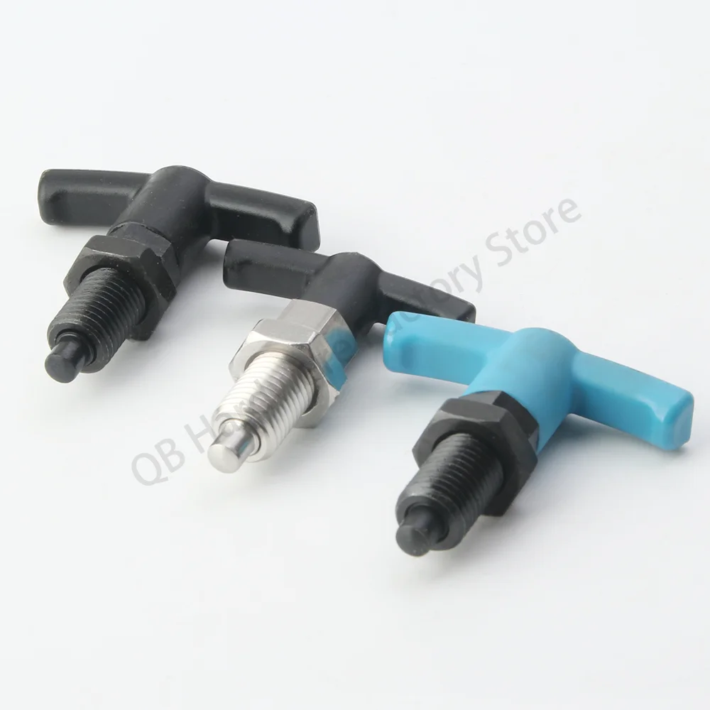 Factory Outlet T-Handle Stainless /Carbon Steel Indexing Plunger Return/Self-locking Locating Pins With Nut