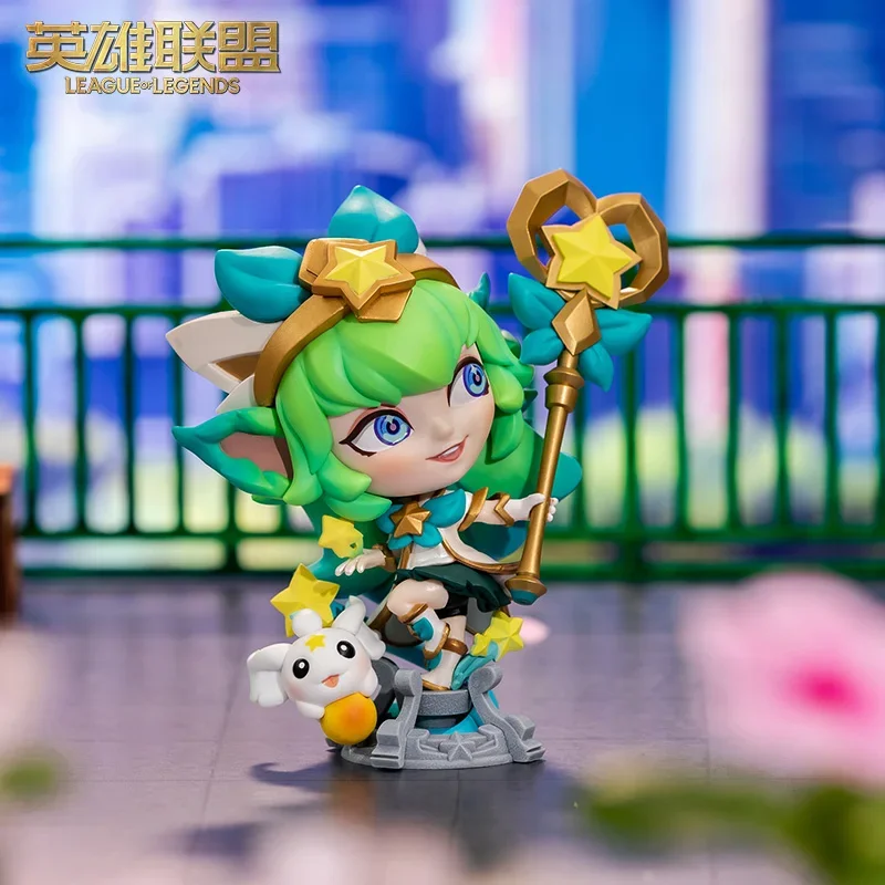 

Original LOL League of Legends The Fae Sorceress Lulu Game Statues Anime Action Figures Collectible Model Toys Gift for Boy