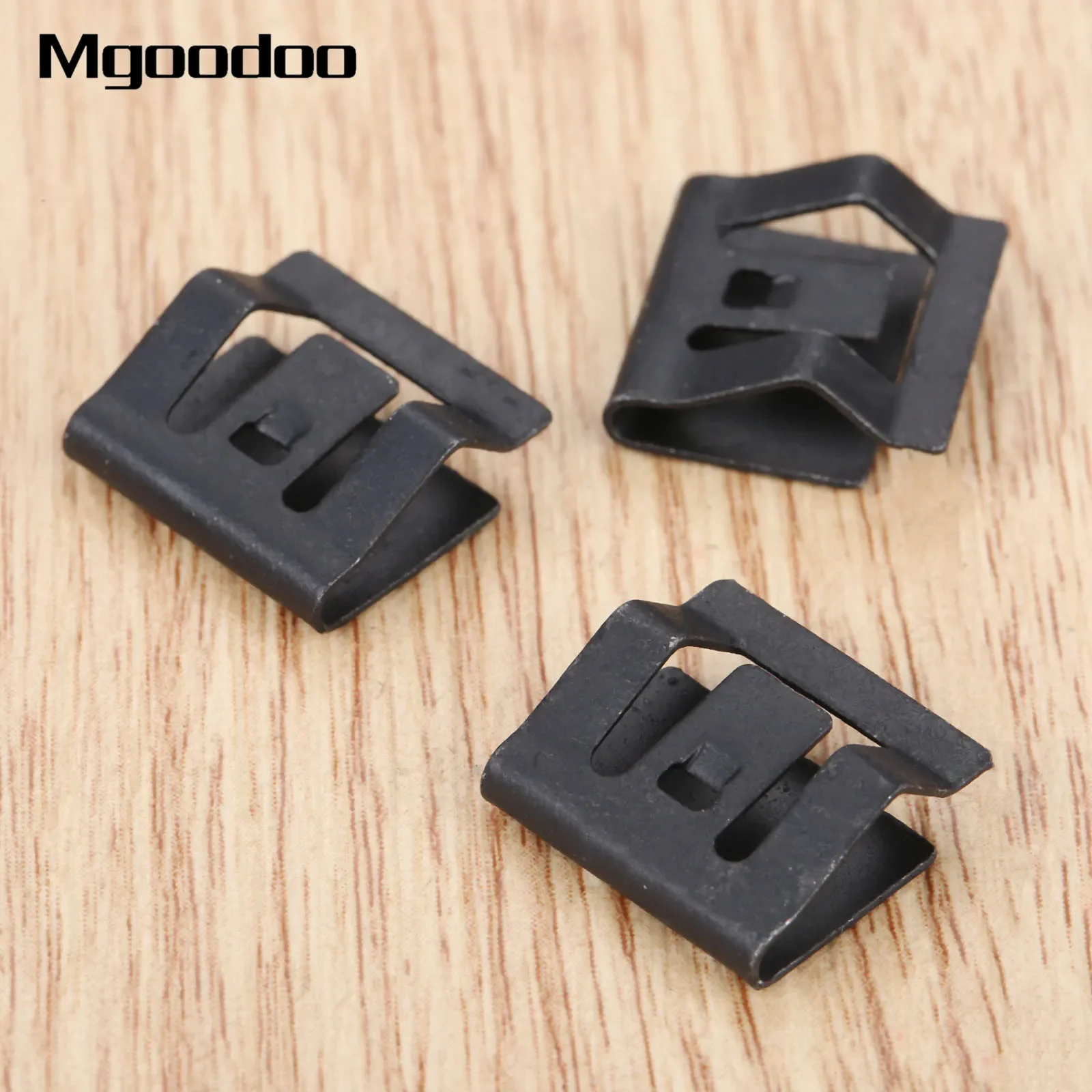 10Pcs Auto Fastener Clip Black Rivets Clips Car Console Navigation CD DVD Sound Panel Metal Iron Retainer For Honda Civic Accord