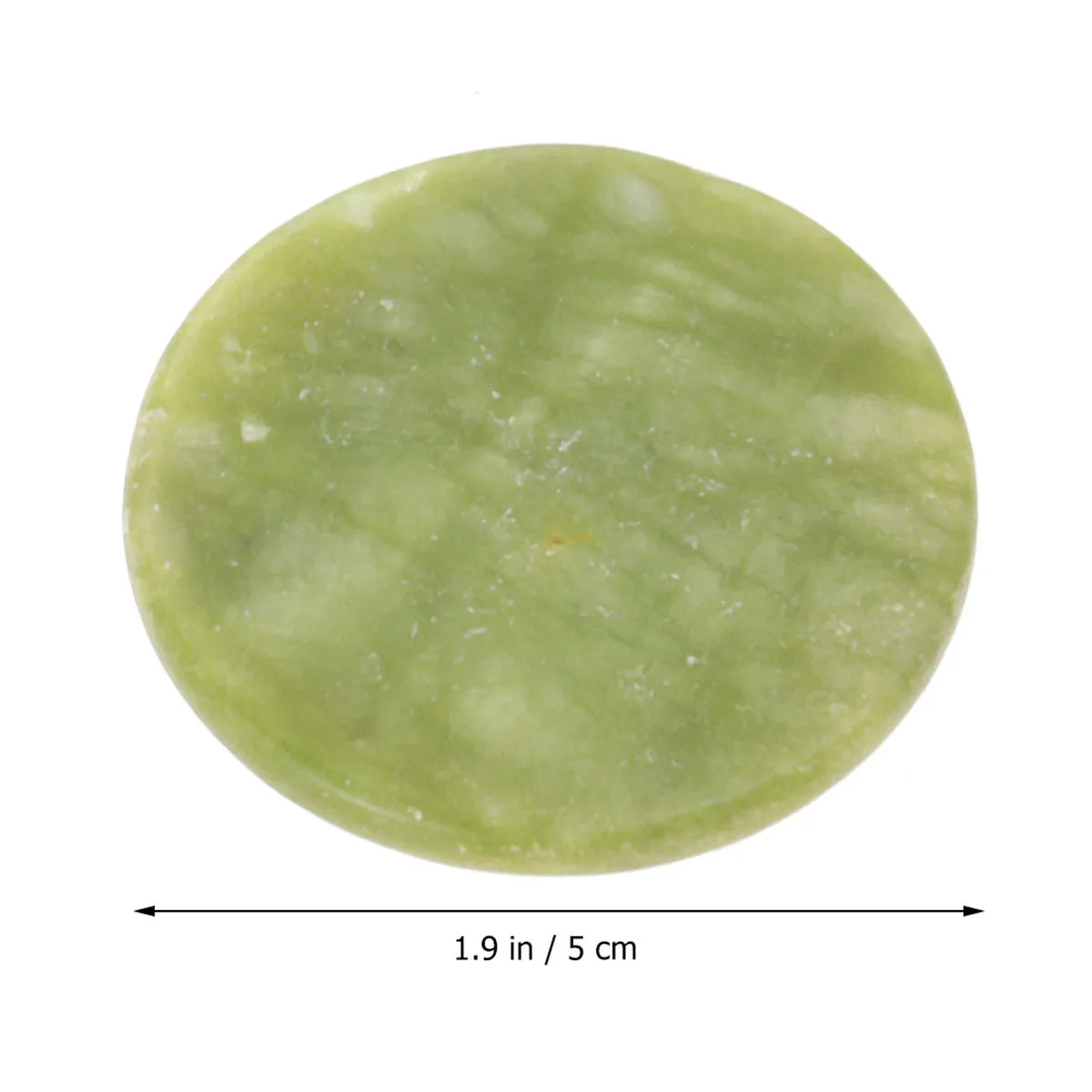 2Pcs Professional Eyelash Glue Pallet Jade Stone Extension Pad Keeps Adhesive Wet Longer Tools Accessories Supply