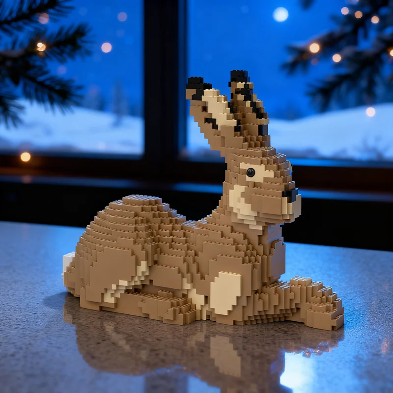 

4098pcs MOC Hare Sculptures Model Building Blocks Construction Toy Assemble Christmas Gift Creative DIY Idea Kids Architecture