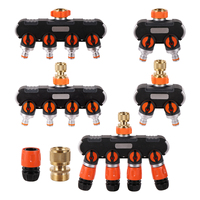 Metal 2/4-Way Water Splitter Valve 3/4\