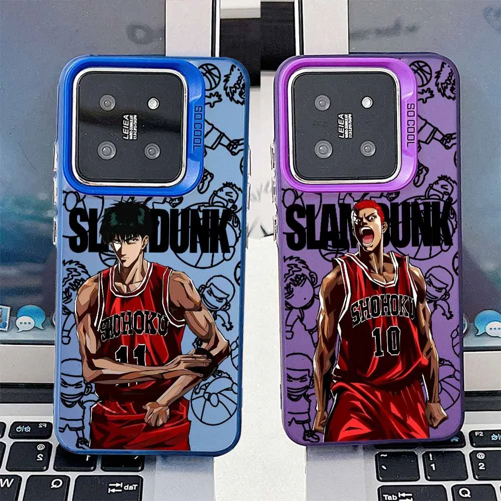 IL FIRST SLAM DUNK Anime Cover Per Samsung Galaxy S25 Edge S24 S23 S22 S21 S20 FE Ultra Silicone Colorato Argento Cassa Del Telefono