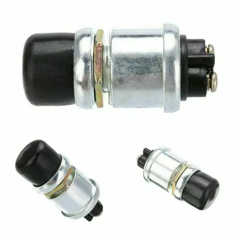 60A 12V Ignition Starter Switch Truck Engine Start Waterproof Push Boat Starter Horn Replacement Button Car  Boat Tractor Switch