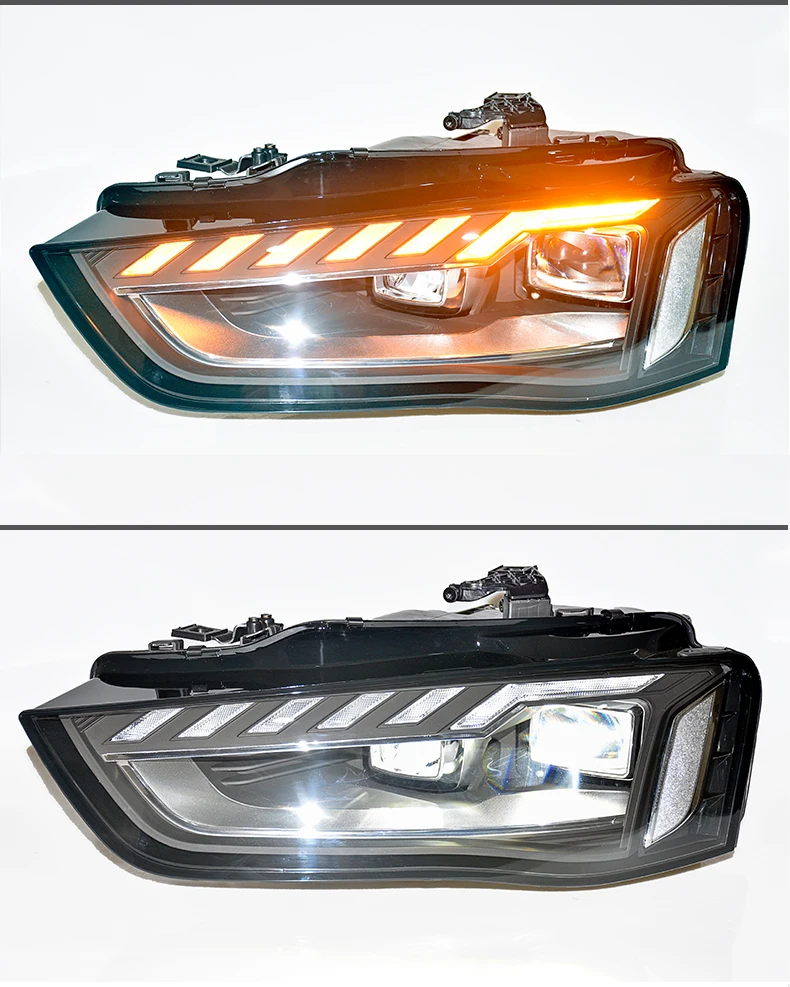 2013~2015year Car Styling Headlights for Audi A4L Headlight for A4L taillight Daytime Running Light LED  for Audi A4 fog light