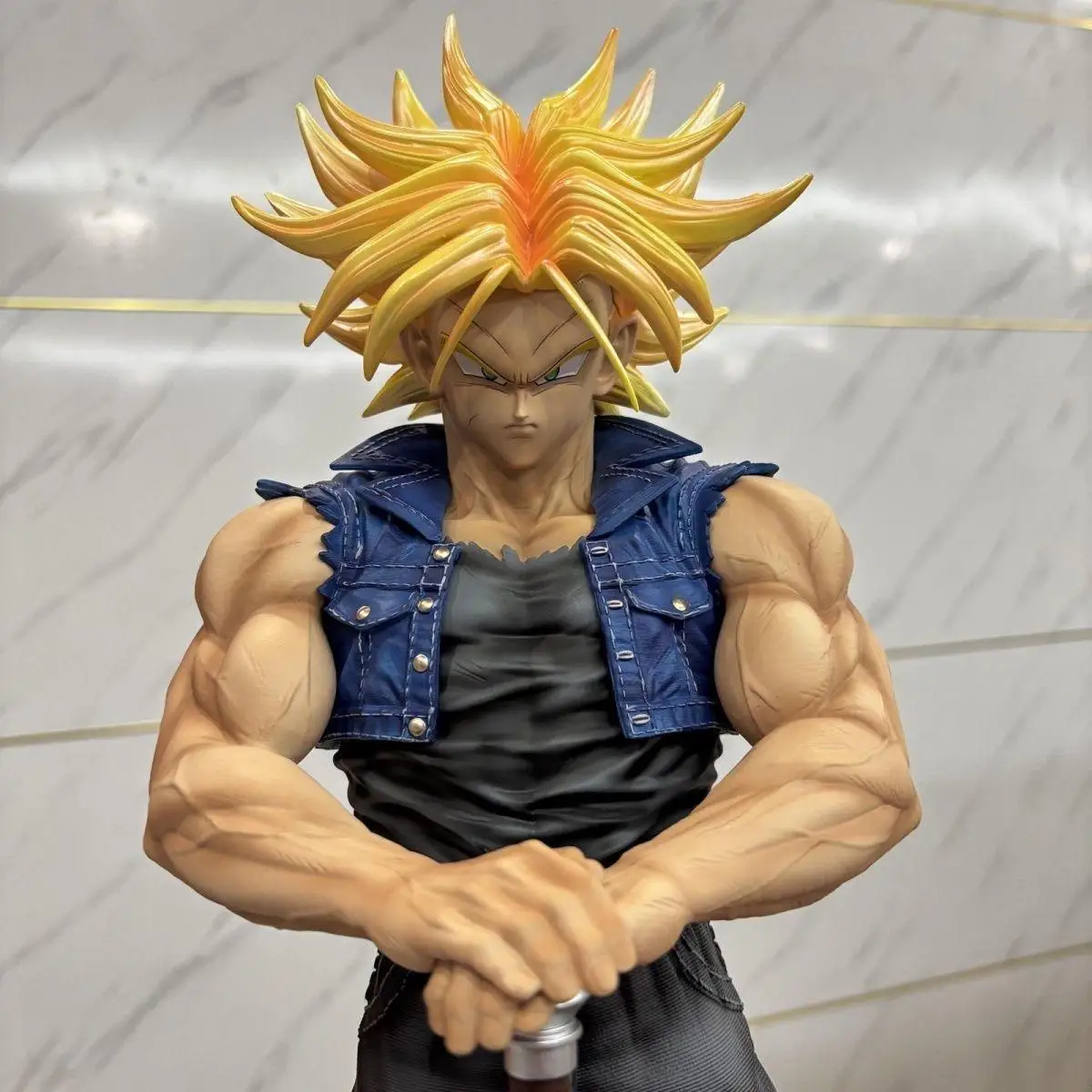 

Torankusu Saiyan Dragon Ball Anime Collectible Action Figure Handmade Ornament Half a Meter Gift for Fans