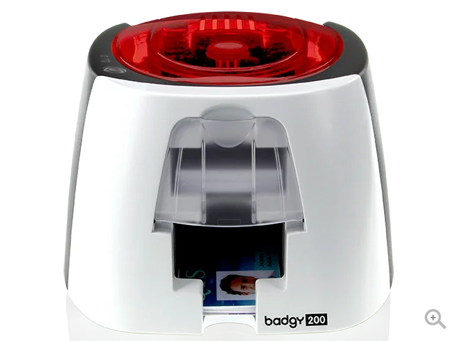 Cheapest small desktop printer Evolis Badgy200 Single Side Color Sublimation plastic PVC ID Card Printer