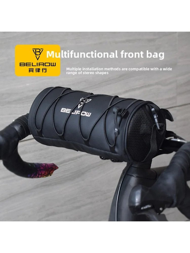 AliExpress HUIJING 2L/5LBike Handlebar Bag with Waterproof Rain Cover Front Bike Bag for Bicycles - Water-resistant Dual Zippers Mountain Road bike