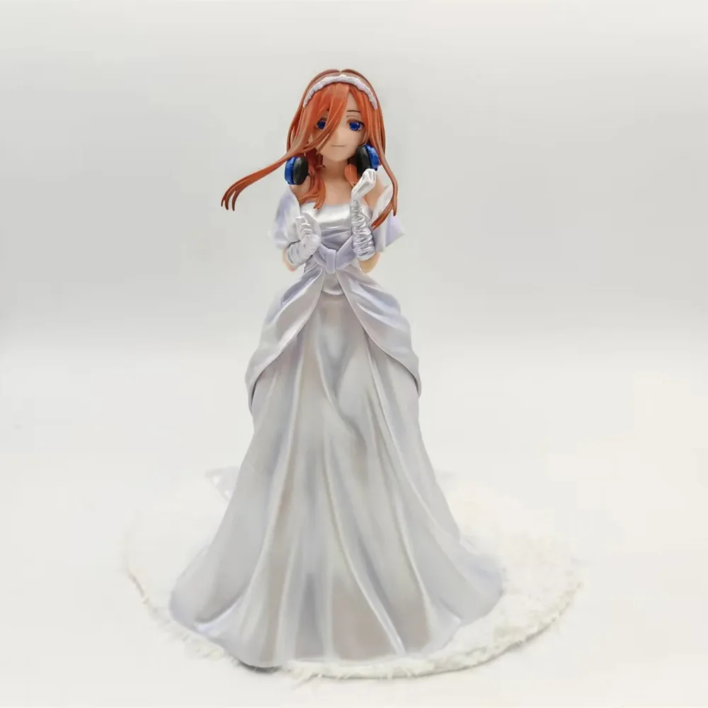 The Quintessential Quintuplets Anime PVC Miku Nakano Nakano Wedding Action Figure Toy Gotoubun No Hanayome Collection Model Doll