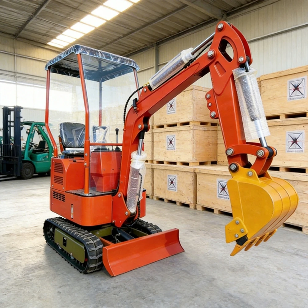 

Мини-экскаватор 1,2 тонны с двигателем Kubota, стандарт EPA/Euro 5, мини-дизельный экскаватор, мини-погрузчик, многофункциональный, для строительства и сельского хозяйства, европейский стандарт.