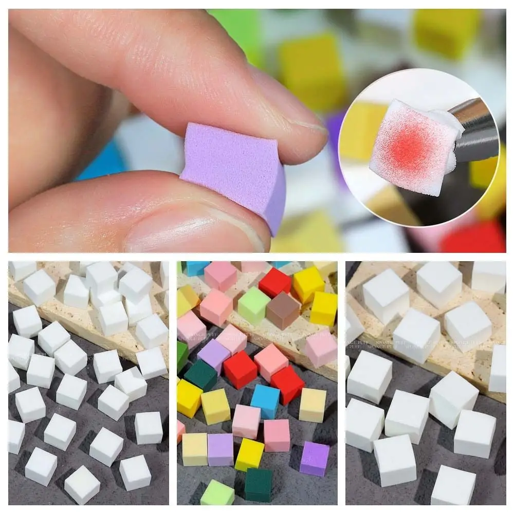 

20/50Pcs Manicure Tool Nail Gradient Sponge Coloring Stamping Nail Transfer Stamp Foam Sponge Grab Pen Nail Painting Stamper