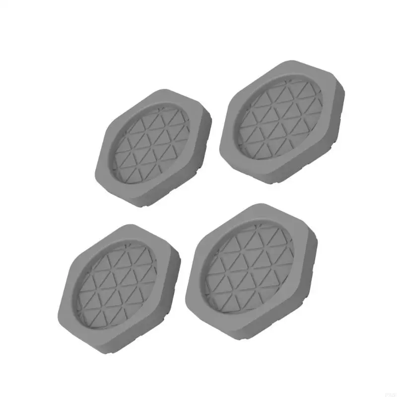 F92F 4Pieces Plastic Antislip Mats Shock Absorbent Pads for Washers and Dryers to Minimize Shaking and Enhances Stability