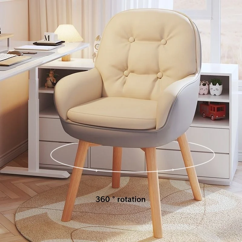 

Makeup chair, computer chair, home bedroom, study chair, comfortable sitting, simple dressing chair, rotatable backrest chair