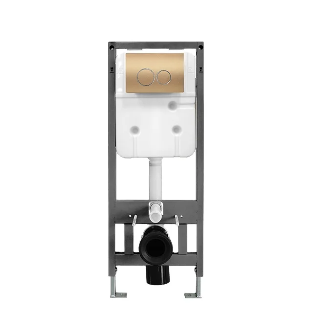 Modern 7.5L HDPE Dual-flush Wall Hung Automatic Concealed Toilet Tank Intelligent Infrared Sensor Operated Hands-Free Wireless
