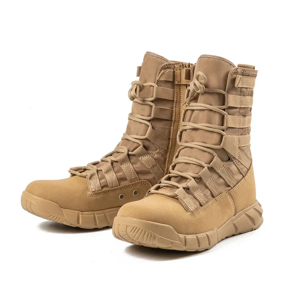 2023 The Latest Outdoor Ultra-Light Large Size Hiking Shoes Waterproof Tactical Boots Durable Men's Sneakers Breathable Army Com
