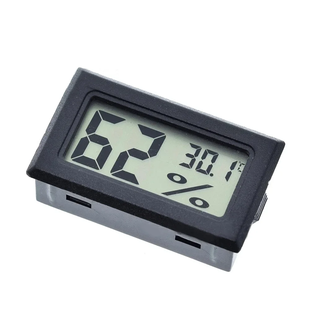 

For Home Temperature Station Digital Thermometer Thermometer 48*28.6*15.2mm Humidity Display LCD Display Resolution 1%
