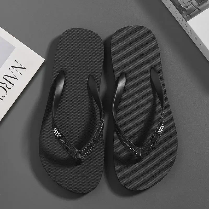 Slippers For Men Indoor Sandals Man Rubber Walk Around Home Shoes Eva House With Korean Style 2024 Fashion Fun Adult Elegant