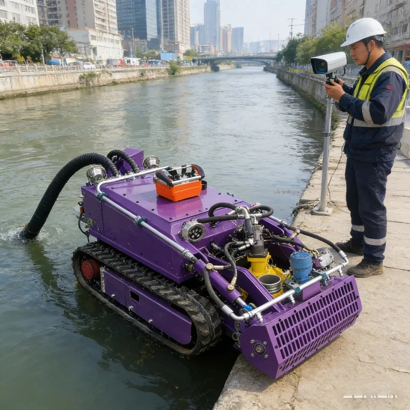 ized Remote Control Dredging Fully Automatic Dilting River Pond Sewage