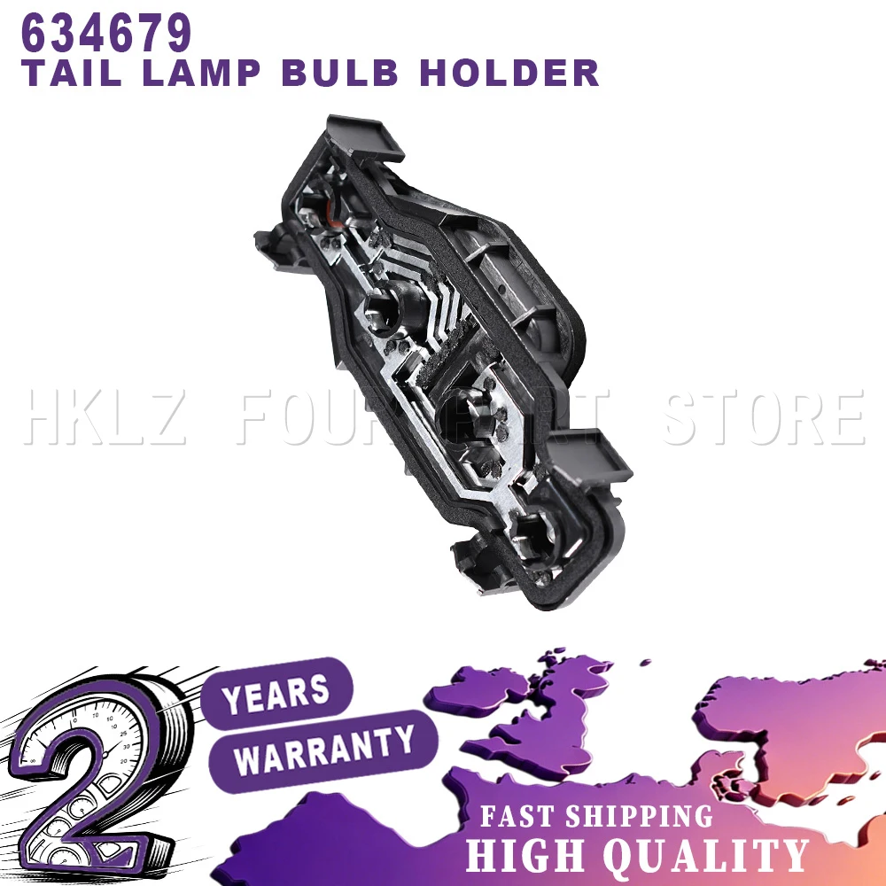 For Citroen Berlingo Peugeot Partner LH RH New Rear lights Lamp Bulb Holder tail lights Holder Easy Installation car accessories